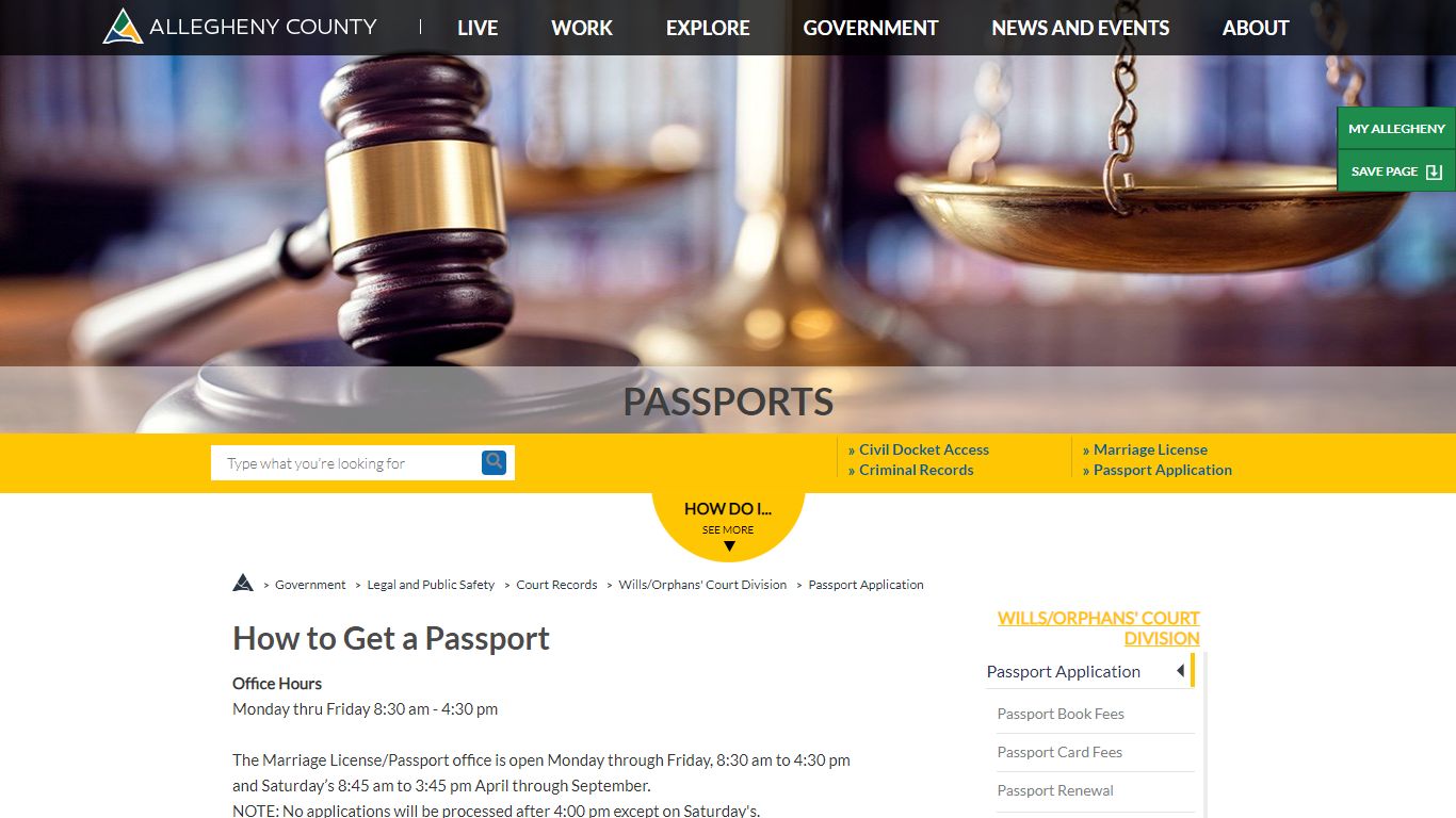 Passport Office Pittsburgh| Passport Application | Allegheny County